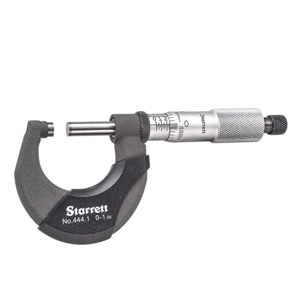 Starrett Outside Digital Micrometer, 0-1" Range, .0001" Graduation