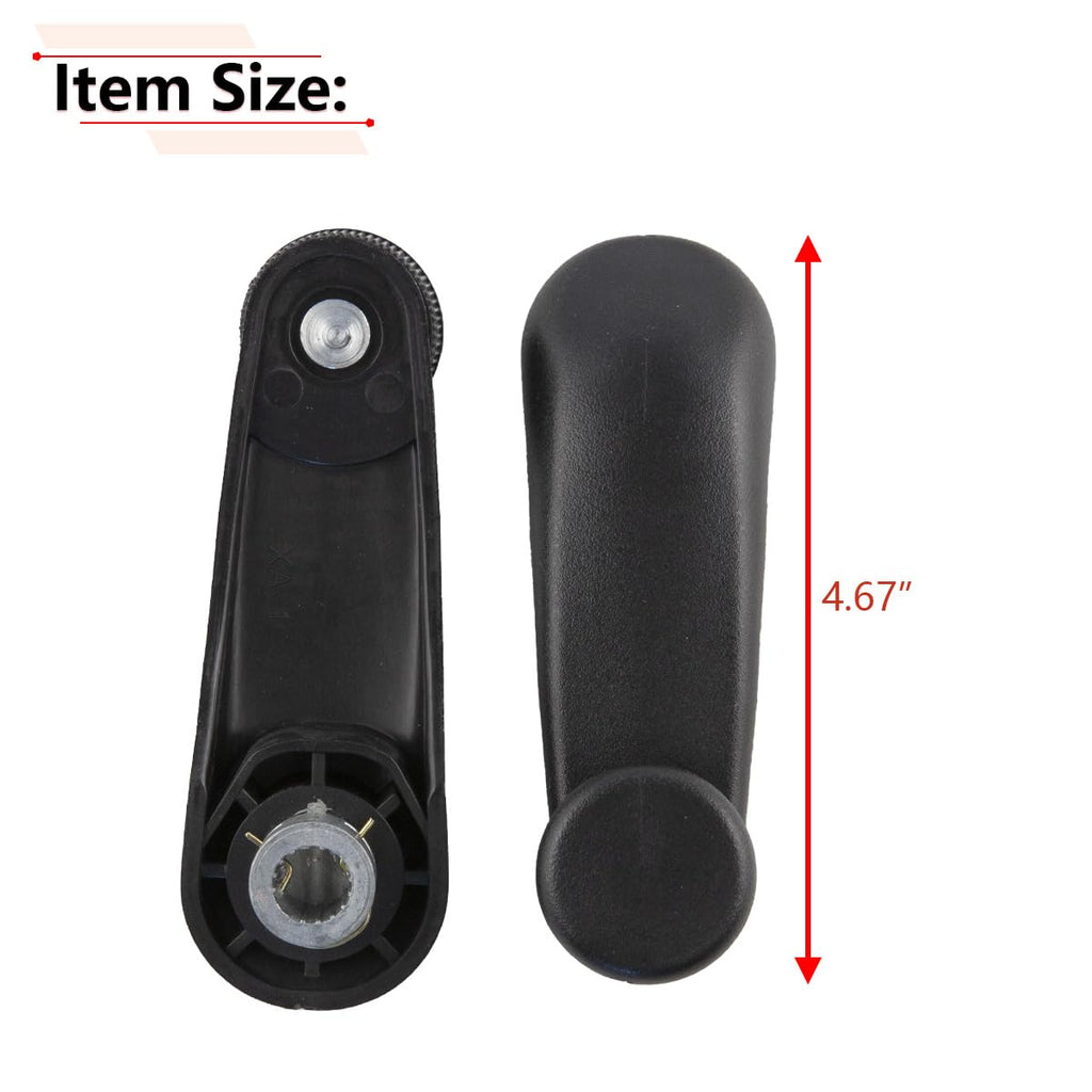 1Pair Window Crank Handle Fit for Chevrolet GMC Cadillac Models