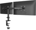 Dual Monitor Desk Mount, Adjustable Dual Monitor Arm for 2 Computer Screens up to 32 inch, Dual Gas Spring Monitor