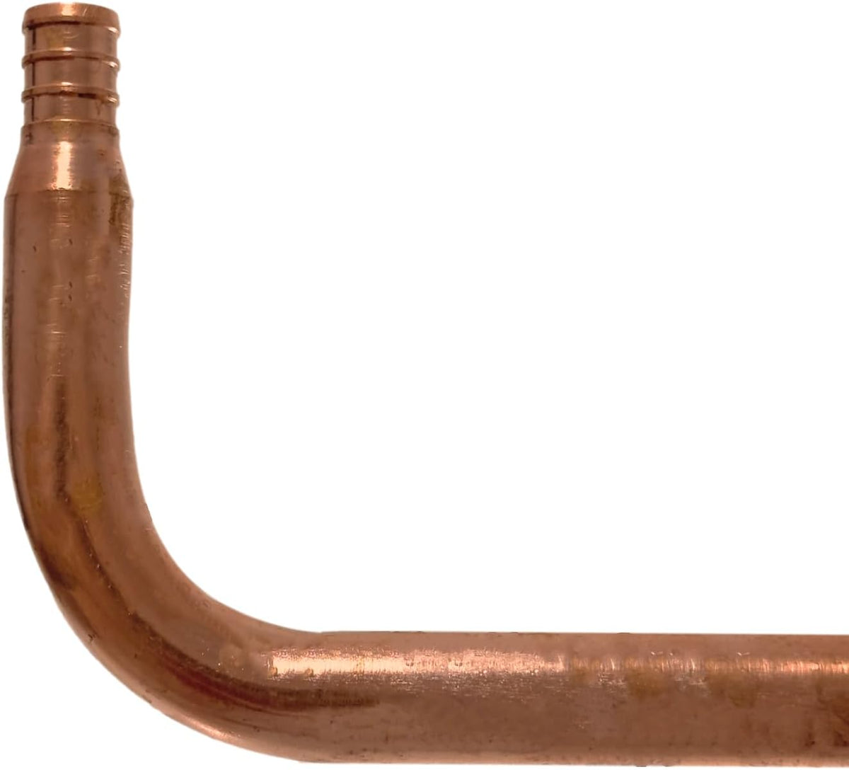 10 Pack 1/2'' Pex Stub Out Elbow 3-1/2'' x 6'', Brass, Copper, 0.5 Inch