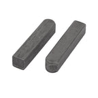 uxcell 25mmx5mmx5mm Carbon Steel Key Stock Keystock Gray 25pcs