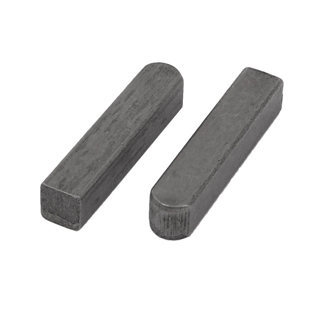 uxcell 25mmx5mmx5mm Carbon Steel Key Stock Keystock Gray 25pcs