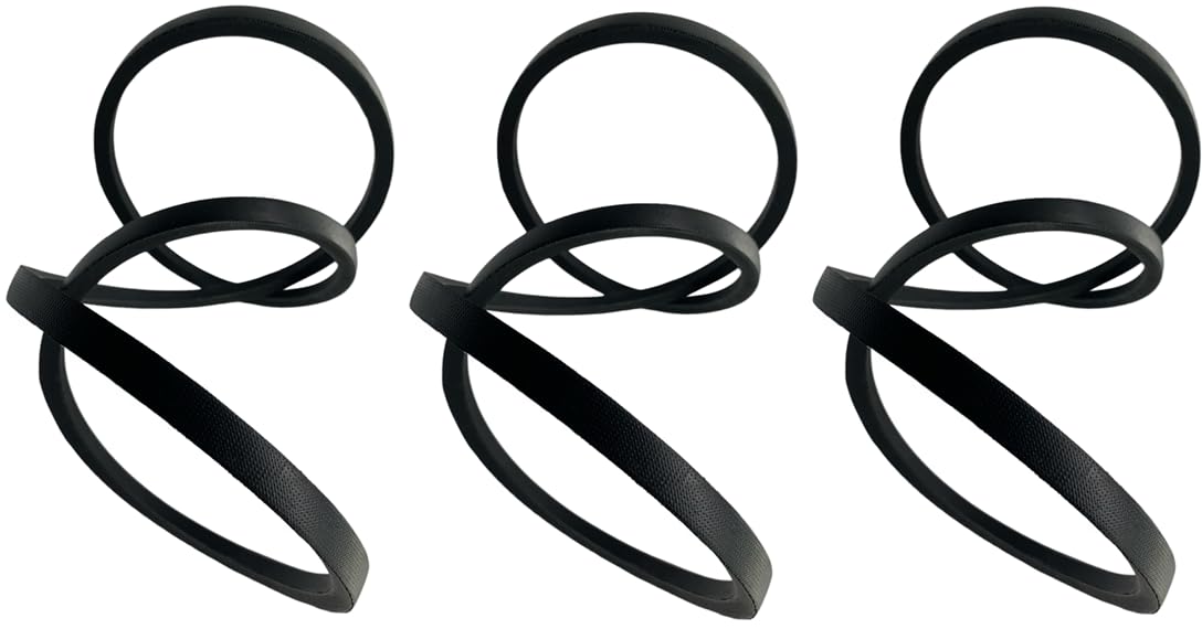 Bulk 3-Pack of Classical Wrapped RMA Grade B Section V-Belts, B46 / 5L490 Belts, 49" Circumference, 5/8" Width