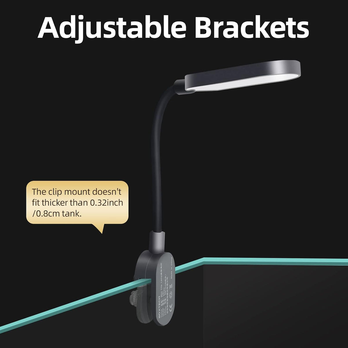 5W Aquarium Light, Full Spectrum USB Clip-on LED for Nano Tank