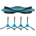 Replacement Roller Main Brush & Side Brush Kit for Compatible with for shellbot for sl60 Robot Vacuum, Includes for Brush Roll Mop Pads High-Efficiency Cleaning Accessories Set(C)