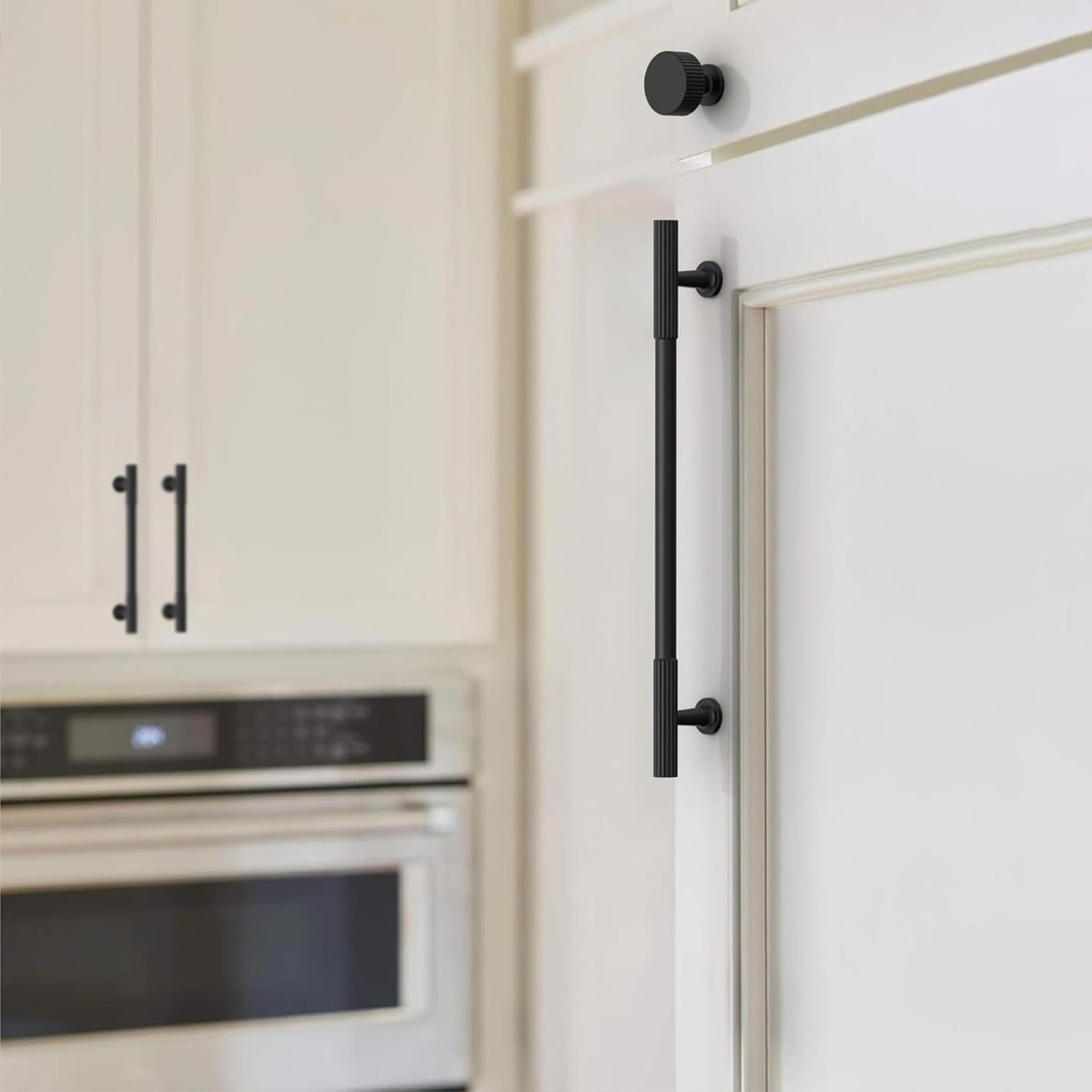 Matte Black Cabinet Handles Kitchen Pulls 10 Inch 10 Pack