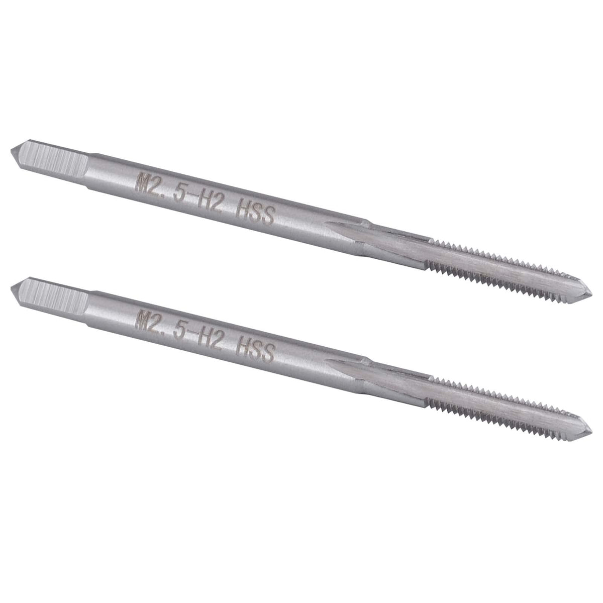Burkit 2pcs M2.5 X 0.45 Thread Tap Right Hand
