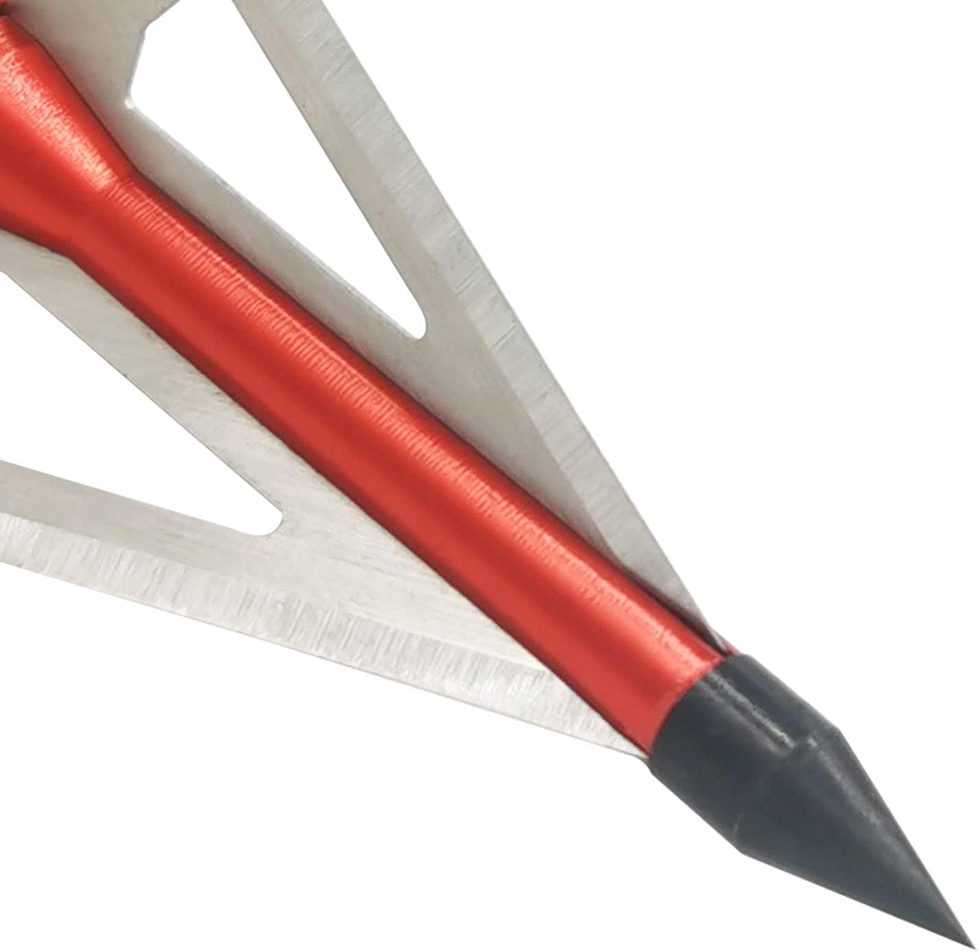 Hunting Broadheads 12PK 100 Grains Screw-in Arrow Archery 3 Blades Hunting Heads Arrow Tips Compatible with Crossbow