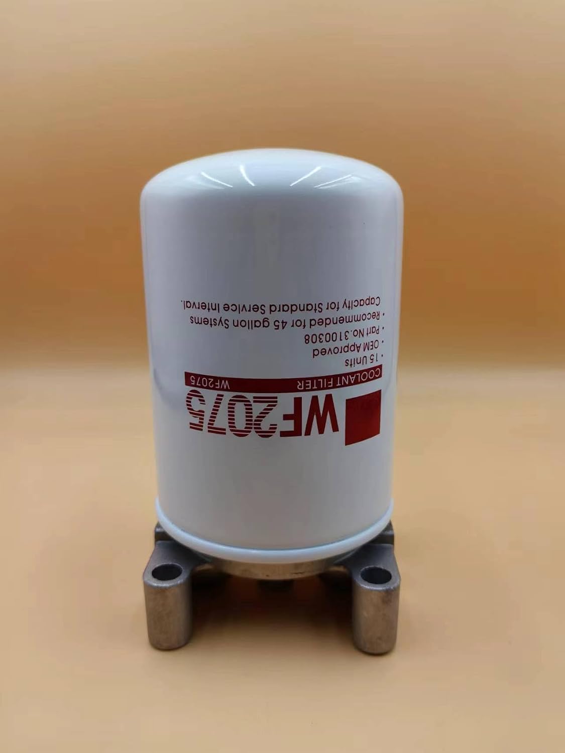 WF2075 DCA4 Water Coolant Filter With Base Thread Size 11/16-16 UN-2B