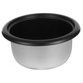 Rice Cooker Inner Pot Replacement Black Aluminum Alloy 4l
