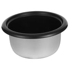 Rice Cooker Inner Pot Replacement Black Aluminum Alloy 4l
