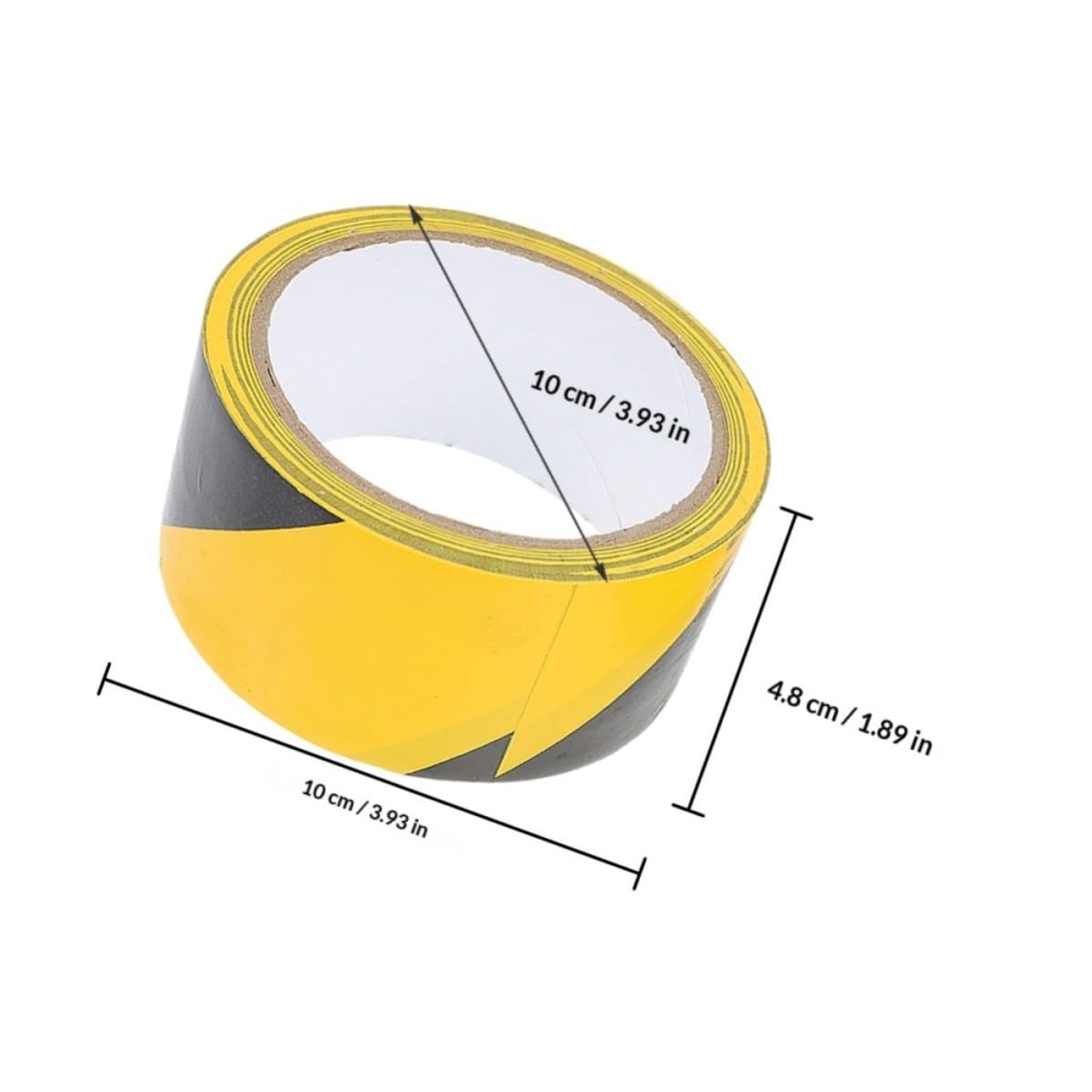 Black Yellow PVC Safety Warning Tape for Floor Marking Hazard Barriers