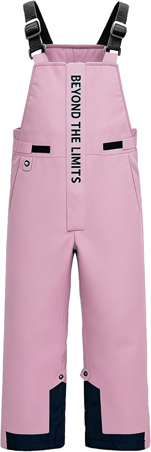Kids' Insulated Waterproof Snow Pants Windproof Warm Ski Bib Overalls for Boys and Girls | Windproof, Warm, Ski Bib