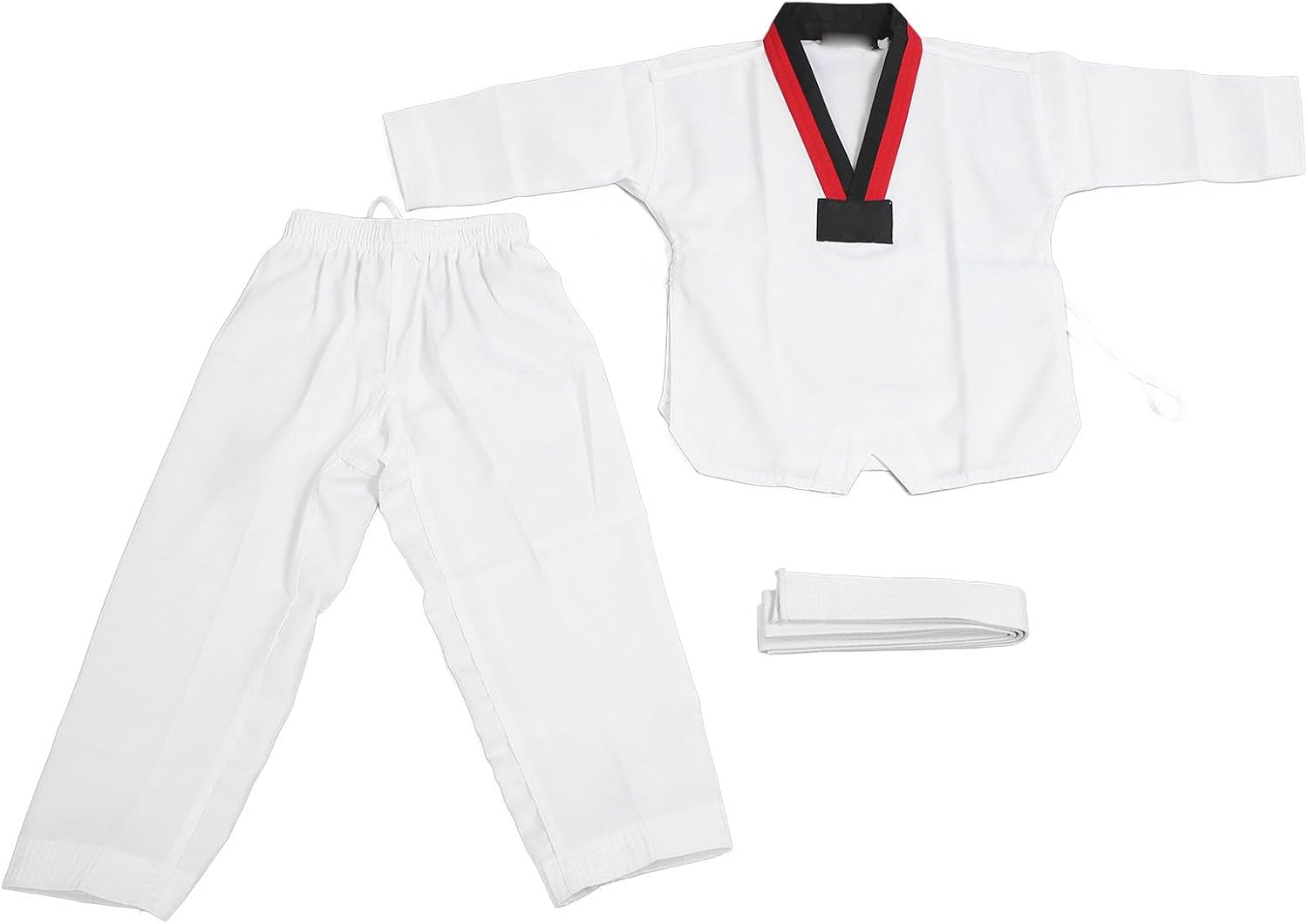 Kids Taekwondo Uniform, Breathable Taekwondo Suit Flexible Non Slip Belt for Training