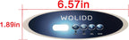 MVP260/VL260 Compatible with Balboa Water Group Control Panel Overlay with Jets Lights Cool and Warm Button Settings 11746