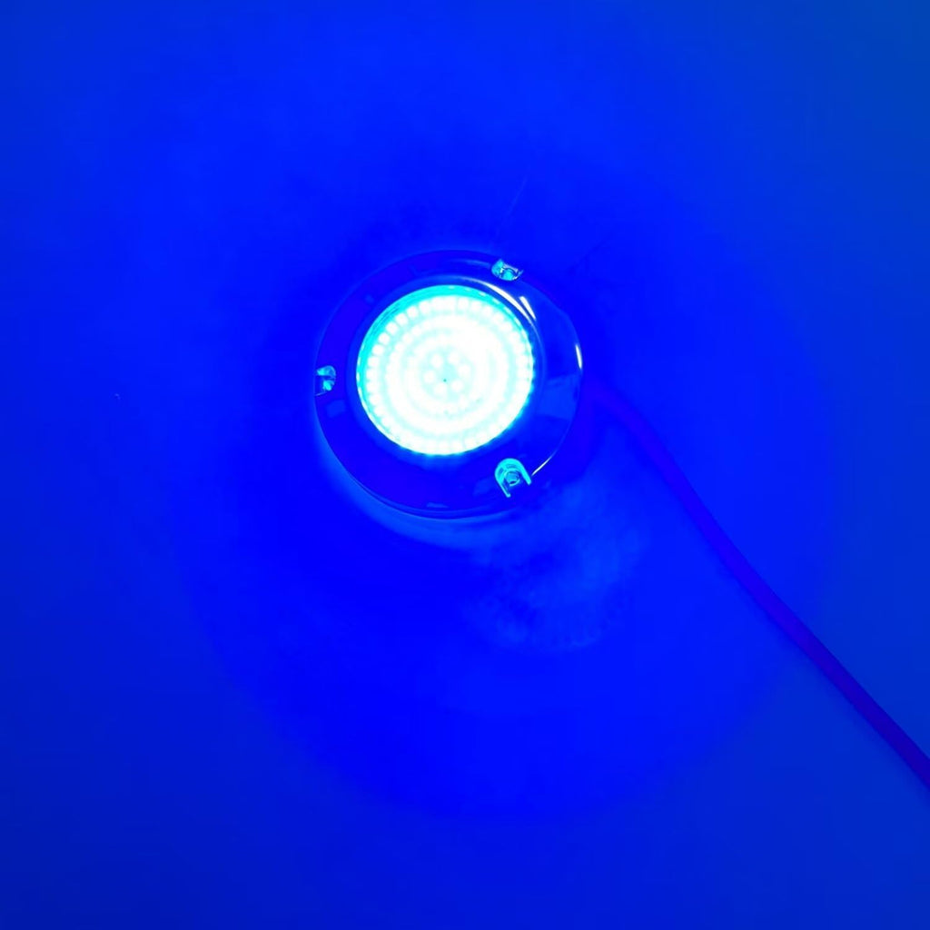 90led Underwater Boat Lights,Blue DC10-30V IP68 Waterproof Surface Mount