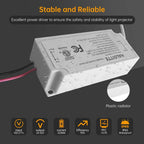 18W Constant Current LED Driver, ETL FCC Listed, 1PK