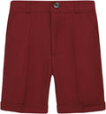 Toddler Boys Golf Shorts Chino Back Flat Front School Uniform | Kids Dress Shorts, Active Flat Front Stretch Quick