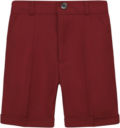 Toddler Boys Golf Shorts Chino Back Flat Front School Uniform | Kids Dress Shorts, Active Flat Front Stretch Quick