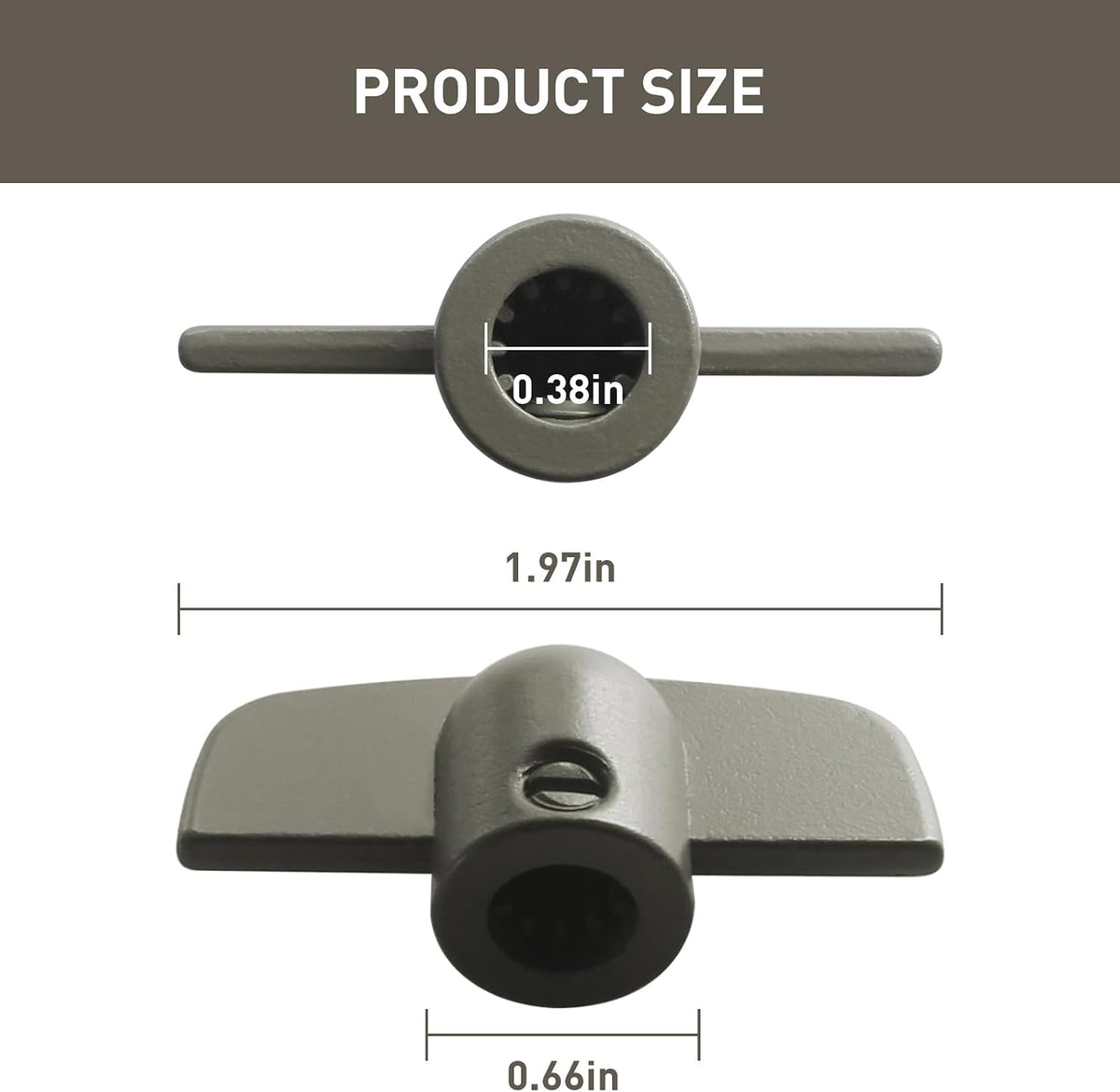 3/8" Window Crank Handle Replacement