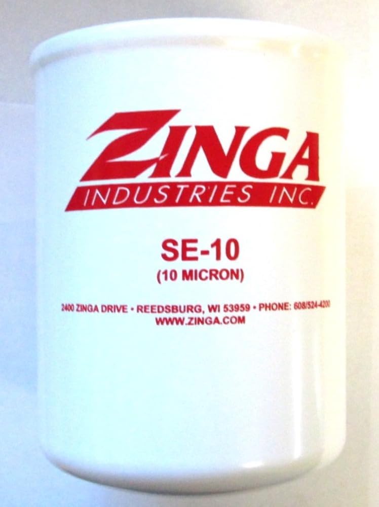ZA SE-10 - Zinga Spin on Filter 10 Micron 1-1/2''-16 Threads