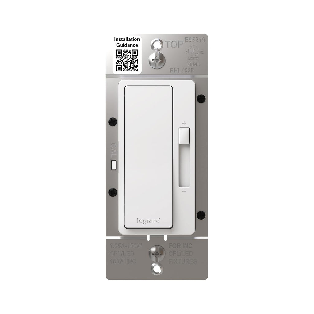 Legrand Radiant 150W LED Dimmer Light Switch 3-Way Rocker White 1 Pack