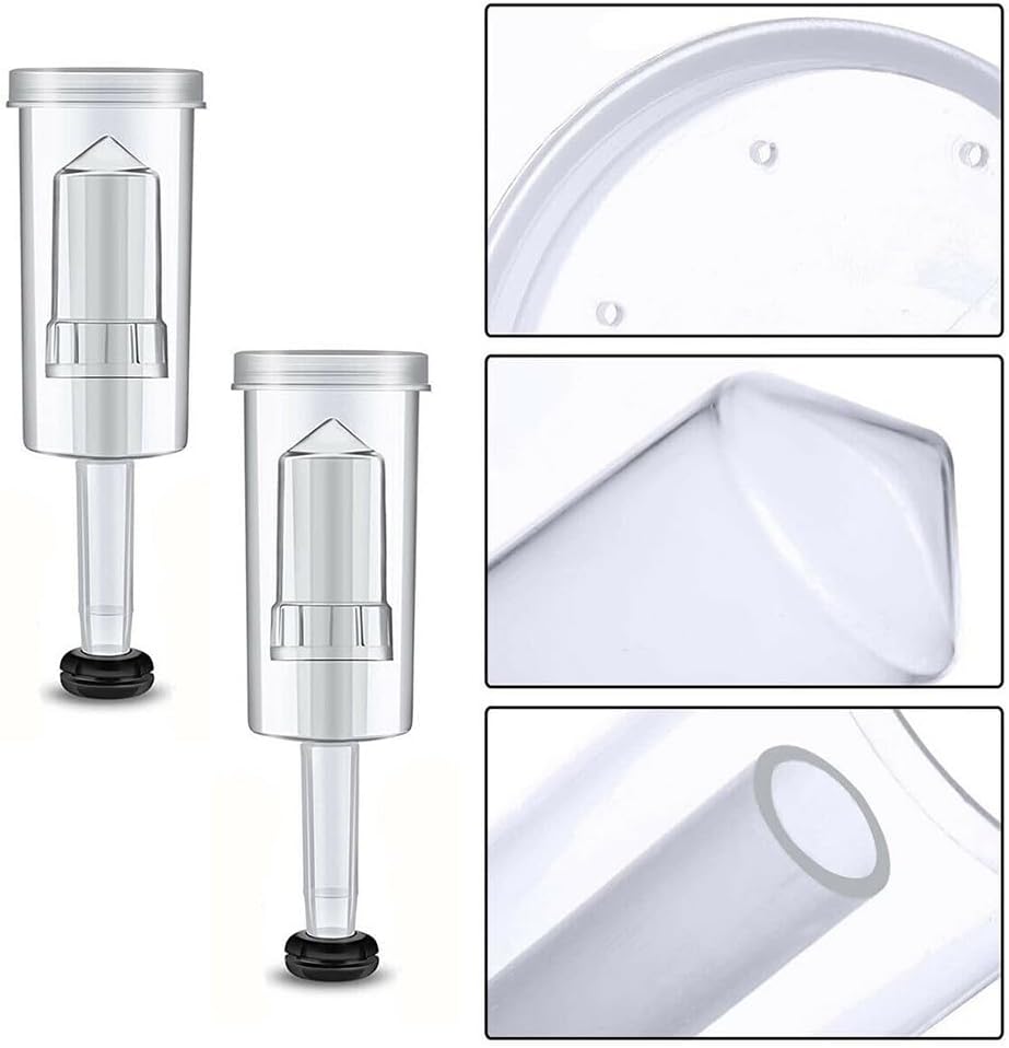 3-Piece Fermentation Airlock with Grommet for Home Brewing Beer Wine Mead - S-Shaped Bubbler Set 12mm