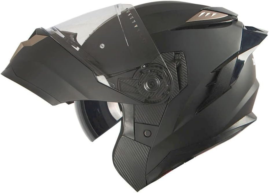 Motorcycle Modular Full Face Helmet DOT Adults Street Bike Flip up Dual Visor Sun Inner Shield Anti Fog Pinlock Ready