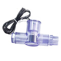 DSY SS4 Transparent Blue Condensate Overflow Float Switch with 3/4 Inch Adaptor and 6FT Wire AC Float Switch