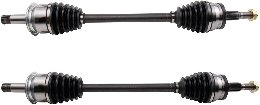 TRQ Rear Driver and Passenger Side CV Axle Assembly Set 2 Piece
