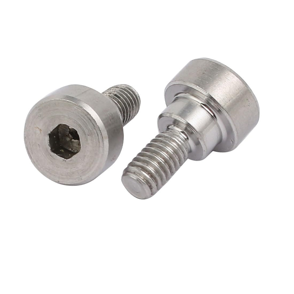 uxcell 10pcs 304 Stainless Steel Hex Socket Shoulder Bolt 6mm Shoulder Dia 3mm Shoulder Length M4 Thread