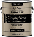 Simply Home Interior Wall Paint 332118 - Eggshell Soft Beige, 1 Gallon