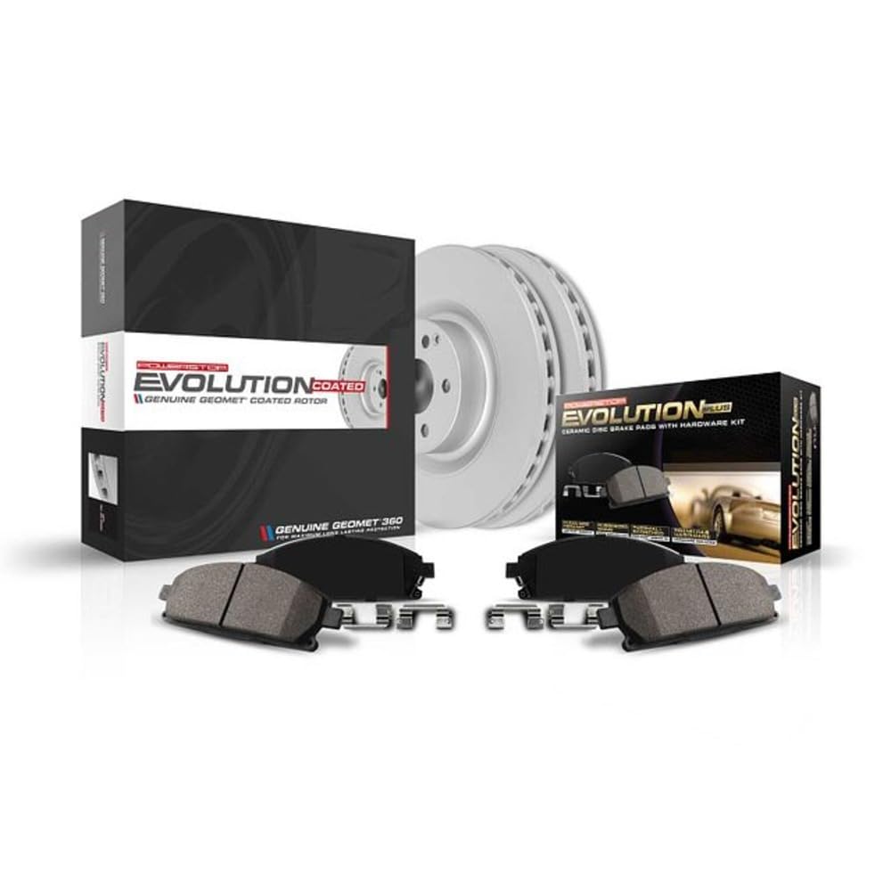 PowerStop Z17 Brake Pad & Fully Coated Rotor Kit Front CRK5431