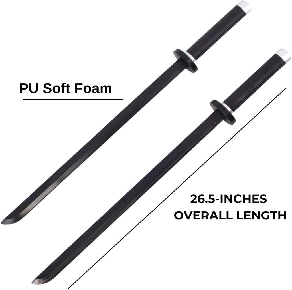 Foam Sword Practice Swords Sparring Training Swords with Nylon Sheath.