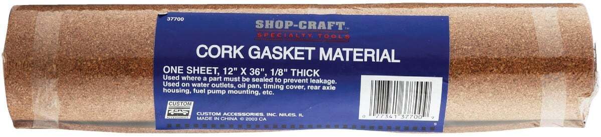 Custom Accessories 37700 Cork Gasket Material