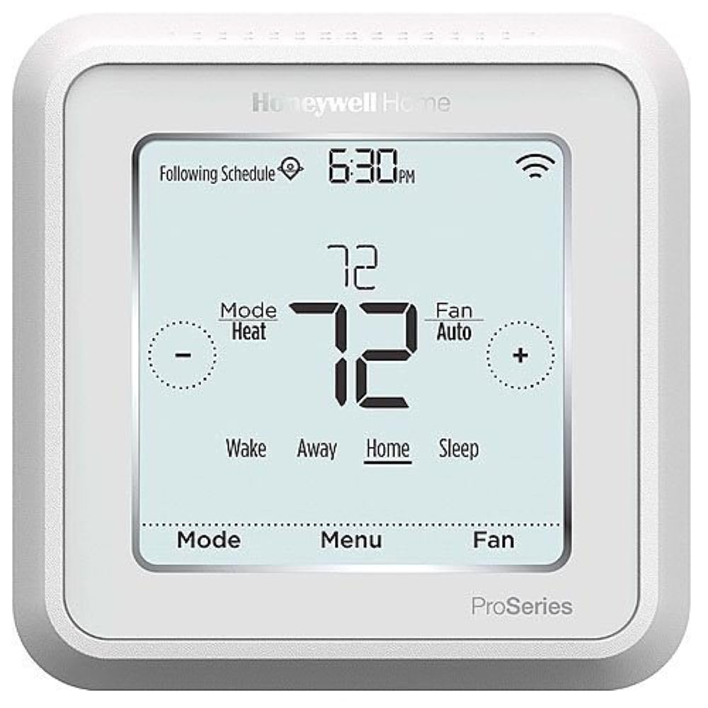 Honeywell TH6220WF2006/U Lyric T6 Pro Wi-Fi Programmable Thermostat with Stages Up to 2 Heat/1 Cool Heat Pump or 2