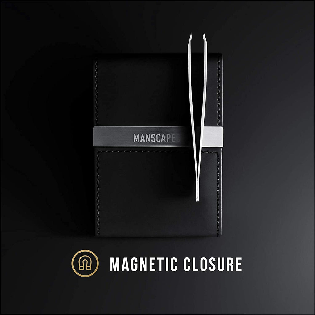 Shears 2.0 Tempered Stainless Steel Men's Nail Kit, Fingernail Clippers, Safety Scissors, Tweezers and Nail File