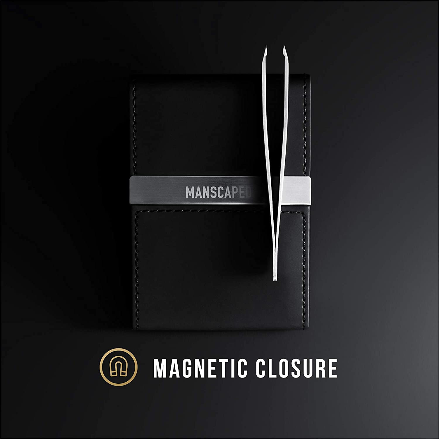 Shears 2.0 Tempered Stainless Steel Men's Nail Kit, Fingernail Clippers, Safety Scissors, Tweezers and Nail File