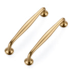 Champagne Bronze Cabinet Handles Solid Pulls 5 Inch 10 Pack