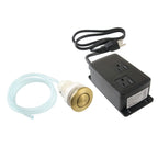 Kingston KADK317 Garbage Disposal Air Switch Kit, Brushed Brass