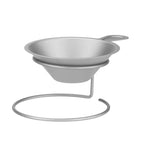 Serounder Ti Coffee Filter Tea Infuser with Stand Fine Mesh Lightweight Portable Tea Strainer for Loose Leaf Coffee Brewer