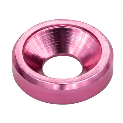 [60PCS] M3 Finishing Countersunk Washers, Anodized Aluminum Alloy, Head Washers Gaskets Cup Shim for Screw