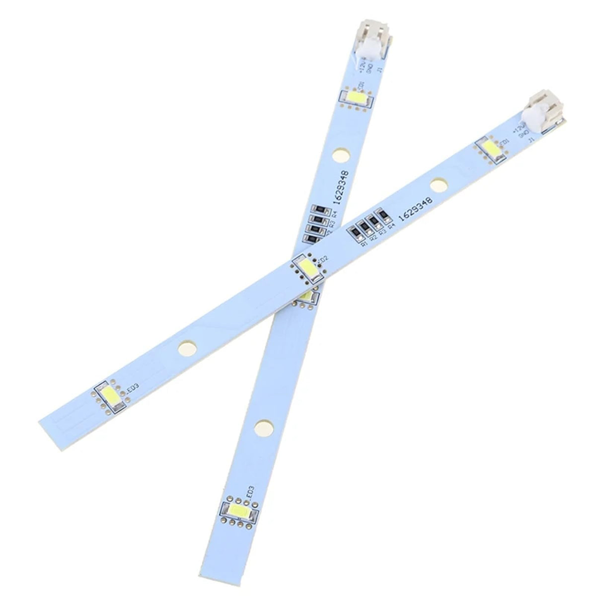 Refrigerator Freezer LED Light Bar Set of 2 Replacement Light Assembly