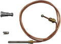 Zero 24" Universal Replacement Thermocouple for Gas Furnaces,Boilers and Water Heater,Compatible with Honeywell,Mars,Johnson,Robertshaw,Penn,Johnstone, Johnson Controls Thermocouple