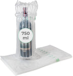 Inflatable Wine Bottle Protector Bags for 750 ml Bottles, Pack of 10 - Reusable Air Column Bags for Packing, Travel