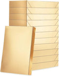 12 Gift Boxes with Lids 11x8.5x1.5 Inch Gold Shirt Boxes