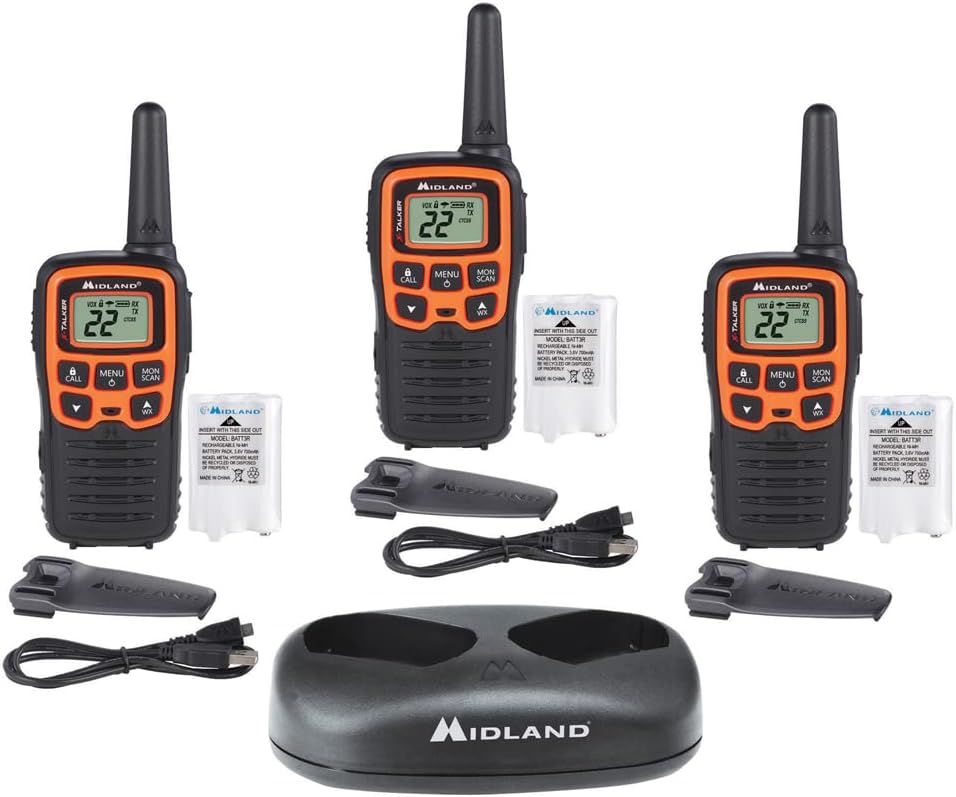 T51X3VP3 X-TALKER Walkie-Walkie - Long Range Two Way Radio for Camping Hiking Hand Held RZR FRS Compact Radio UTV