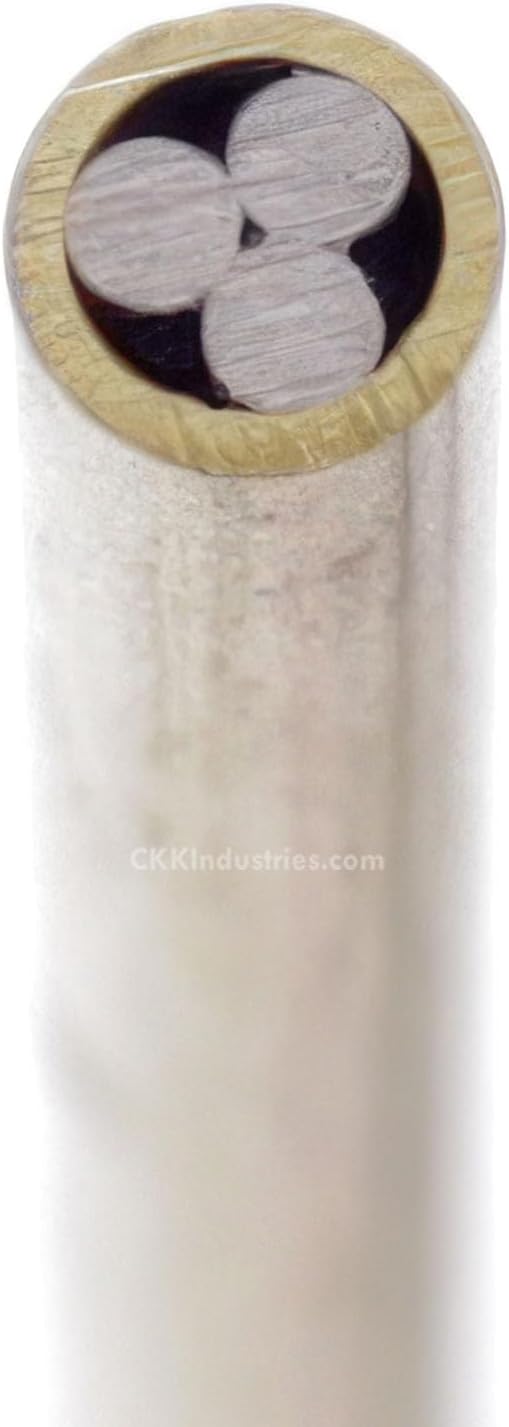 Mosaic Pin - (0.125 (1/8) Inch Diameter) - (403BS) - (Brass Outer Material)(Stainless Steel Inner Material)