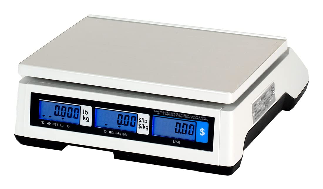 ERJR-30L Electronic Price Computing Scale - Dual Range (30lb)
