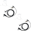 Acoustic Tube Earpiece 2-Pack Compatible with MH230R MR350R T200 | Surveillance Headset, Covert, PTT Mic, Comfort